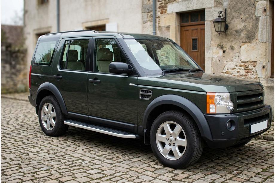 Land Rover Discovery III 2004–2009 Estribos Laterales Tayga Grey (2 uds., Aluminio) Image