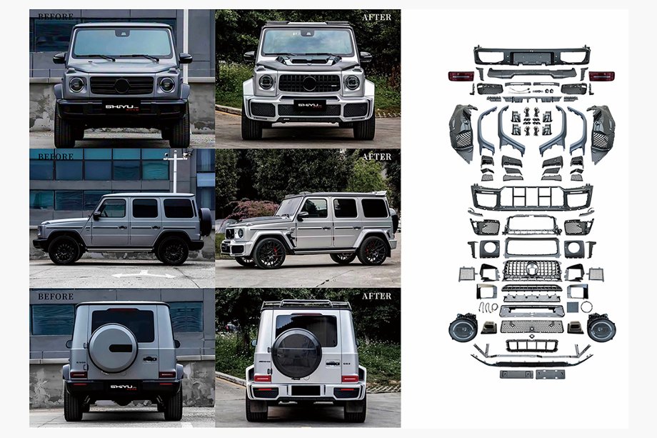 Mercedes G class W463 2018-2024 Kit de restyling para W465 2025 BRB Foto 1