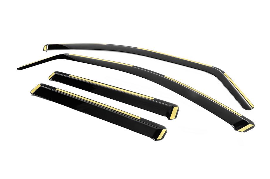 Mercedes ML W164 2005-2011 Deflectores de aire encastrables Niken Luxury (4 uds) Foto 2
