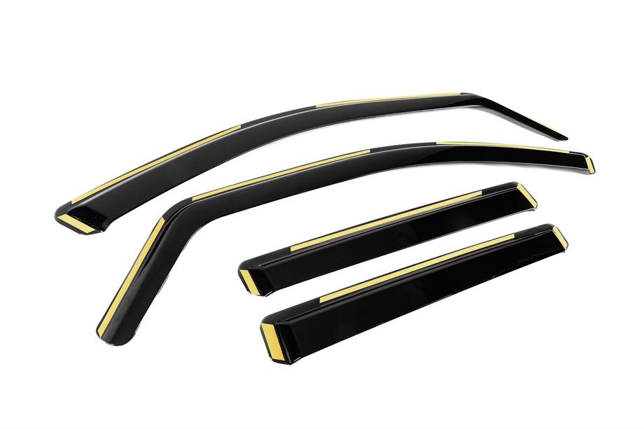Mercedes ML W164 2005-2011 Deflectores de aire encastrables Niken Luxury (4 uds) Foto 3