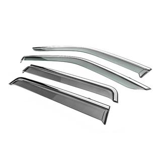 Deflectores de Ventana con Moldura Cromada Niken Luxury (4 uds) Land Rover Freelander II 2006–2014 foto 2