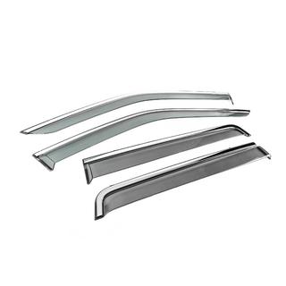 Deflectores de Ventana con Moldura Cromada Niken Luxury (4 uds) Land Rover Freelander II 2006–2014 foto 3