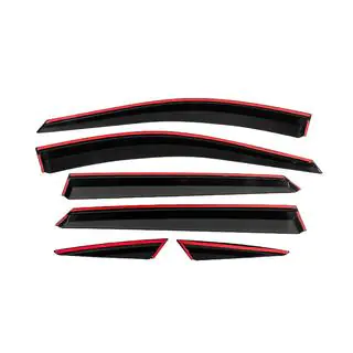 Deflectores de ventana con moldura cromada Niken Luxury (6 uds) MG ZS 2017-2024 foto 4