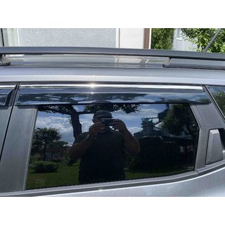Deflectores de Ventana con Moldura Cromada Niken Luxury (4 uds) foto 4