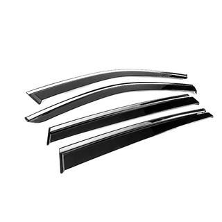 Deflectores de Ventana con Moldura Cromada Niken Luxury (4 uds) Skoda Kodiaq 2023- foto 3