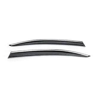 Deflectores de viento traseros LiftBack con moldura cromada (2 uds, Niken) Skoda Octavia III A7 2013-2019