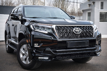 Toyota Land Cruiser Prado 150 2009-2023 Labio de parachoques delantero TRD (2017-) foto 1