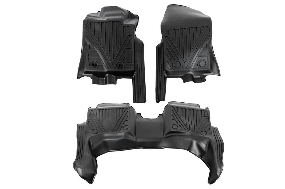Ford Ranger 2022- Alfombrillas de Goma Niken Luxury 3D (3 uds) Foto 2