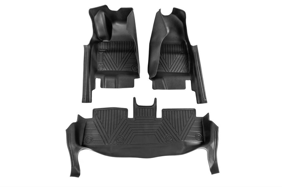 Tesla Model 3 2017- Alfombrillas de Goma Niken Luxury 3D (3 uds) Image