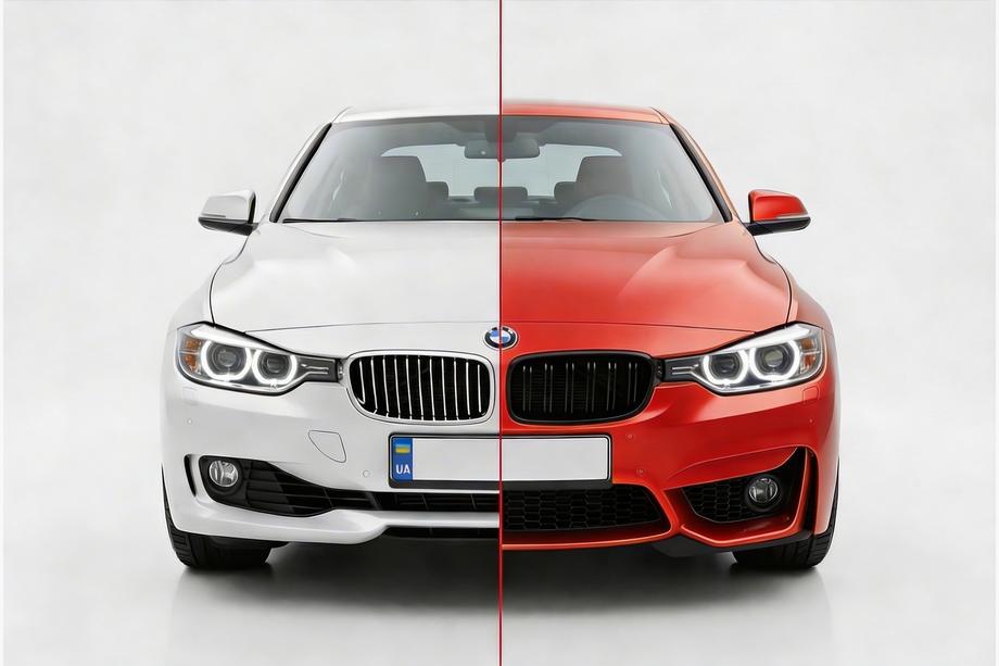 BMW 3 Series F30/F31 2012-2019 Kit de carrocería (F80 M3, para faros antiniebla) Foto 1