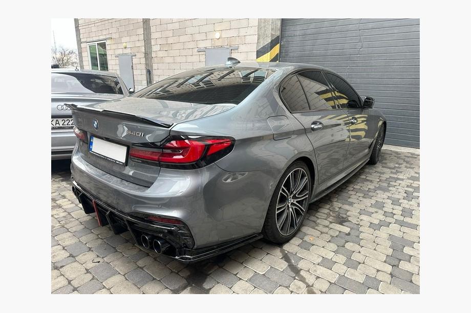 BMW Serie 5 G30/G31 2017–2023 Difusor trasero con colas de escape estilo BMP (para M-Sport/M5 F90) Foto 2