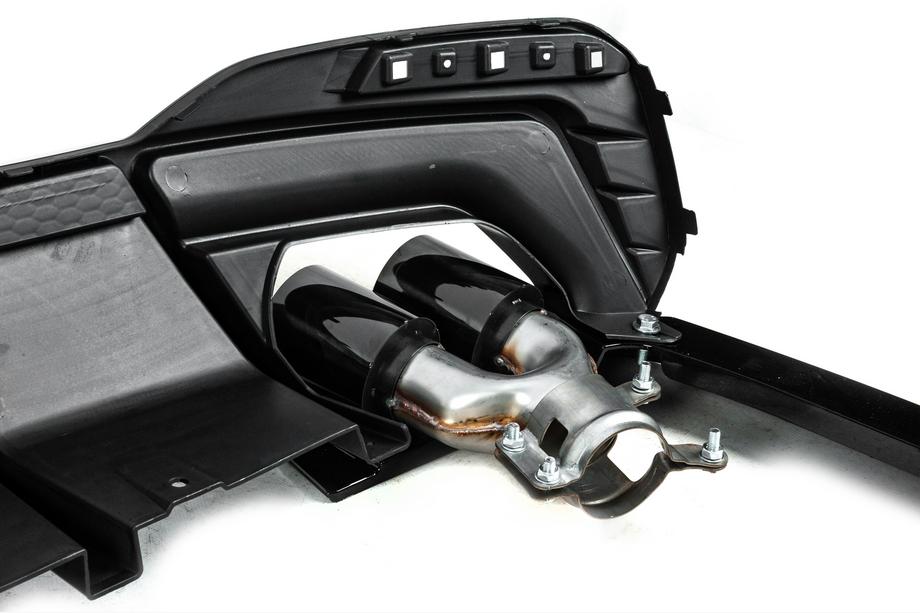 BMW Serie 5 G30/G31 2017–2023 Difusor trasero con colas de escape estilo BMP (para M-Sport/M5 F90) Foto 15
