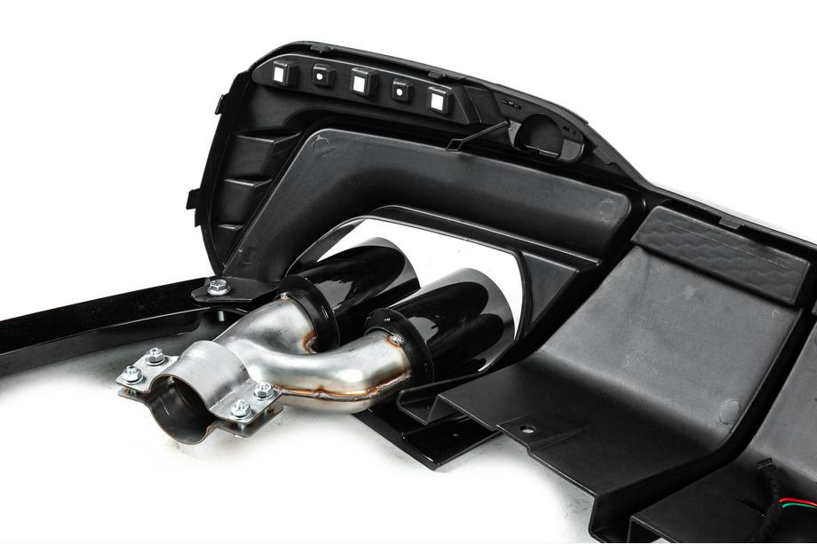BMW Serie 5 G30/G31 2017–2023 Difusor trasero con colas de escape estilo BMP (para M-Sport/M5 F90) Foto 16