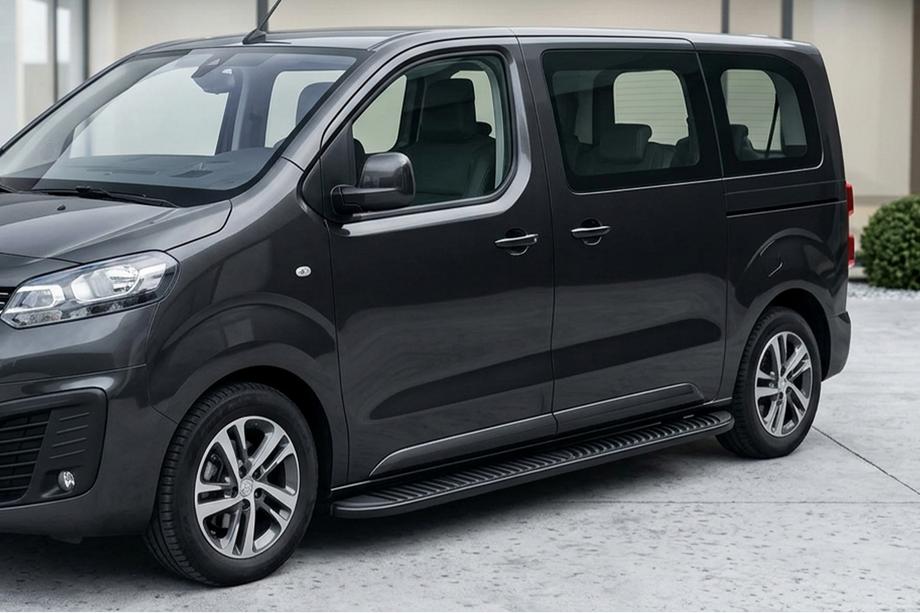 Fiat Scudo 2022- Estribos Laterales Tayga Black (2 uds., Aluminio) Foto 1