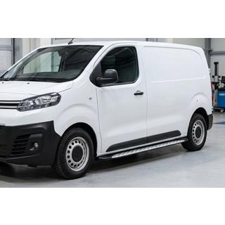 Estribos Laterales Shining V1 (XS - Distancia Corta entre Ejes, 2 uds, Aluminio) Opel Zafira Life 2019- foto 1