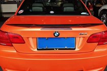BMW 3 Series E92/E93 2006–2013 Alerón estilo M4 (para E93, negro brillante) foto 1