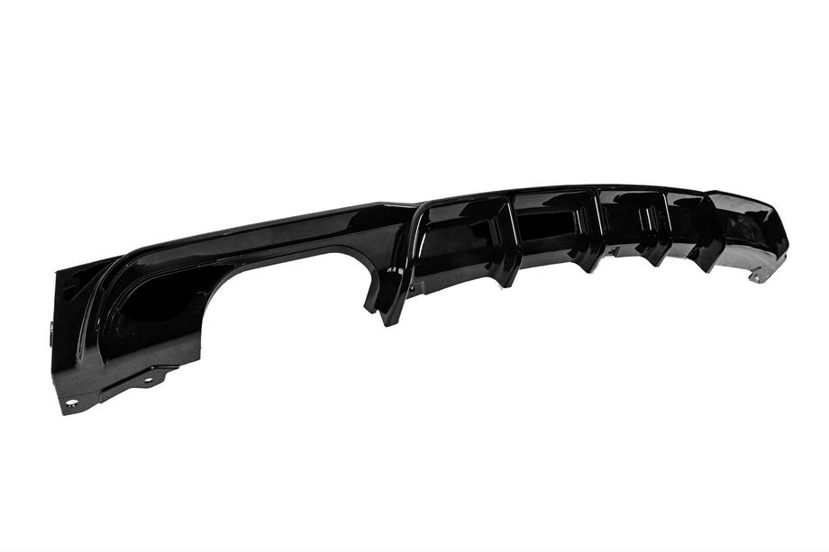 BMW 3 Series F30/F31 2012-2019 Difusor trasero para escape doble en un solo lado (para M-Sport, ABS) Foto 3
