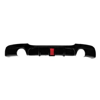 Difusor trasero de parachoques para escape simple doble lateral LED (para M-Sport, ABS) foto 1