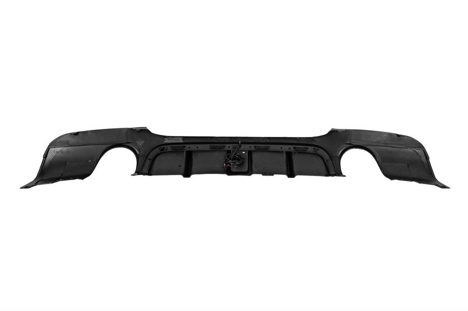 BMW 3 Series E90/E91 2005-2011 Difusor trasero de parachoques para escape simple doble lateral LED (para M-Sport, ABS) Foto 5