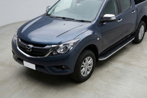 Mazda BT-50 2012- Estribos Laterales Tayga (2 uds., Aluminio) foto 1