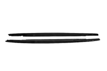 BMW Serie 5 G30/G31 2017–2023 Cubiertas de faldones laterales ABS (para faldones M-Sport/M5, negro brillante) foto 2