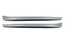 BMW Serie 5 G30/G31 2017–2023 Cubiertas de faldones laterales ABS (para faldones M-Sport/M5, negro brillante) foto 5
