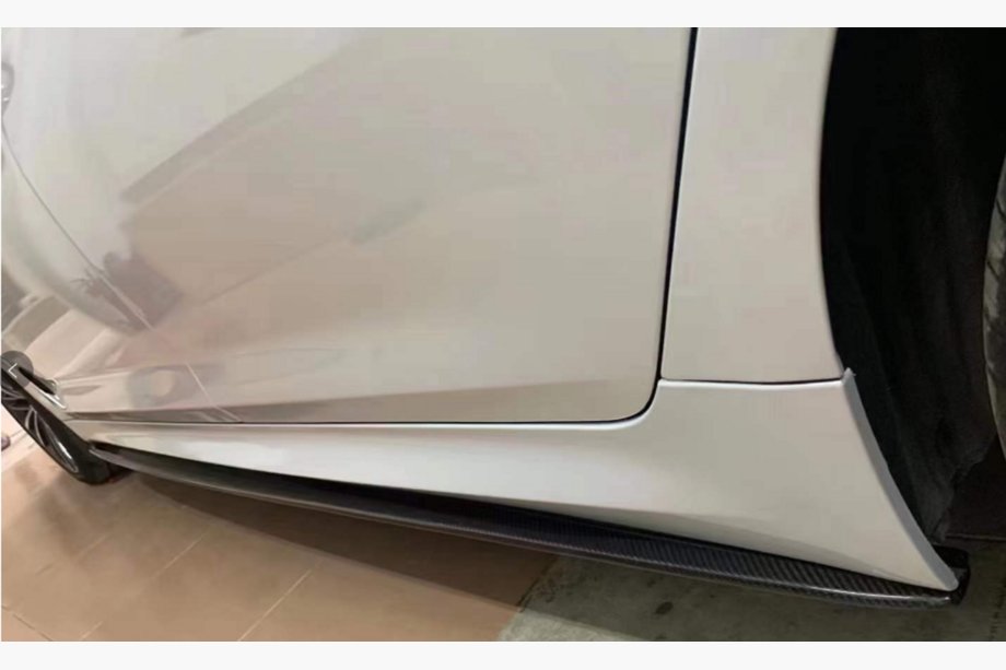 BMW Serie 5 G30/G31 2017–2023 Cubiertas de faldones laterales ABS (para faldones M-Sport/M5, negro brillante) Image