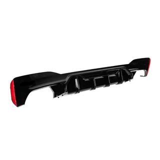 Difusor de parachoques trasero estilo LCI (para M-Sport/M5 F90, ABS) foto 4