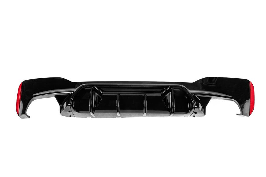 BMW Serie 5 G30/G31 2017–2023 Difusor de parachoques trasero estilo LCI (para M-Sport/M5 F90, ABS) Foto 2