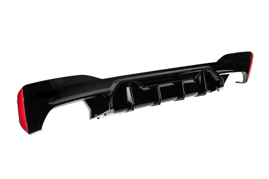 BMW Serie 5 G30/G31 2017–2023 Difusor de parachoques trasero estilo LCI (para M-Sport/M5 F90, ABS) Foto 4