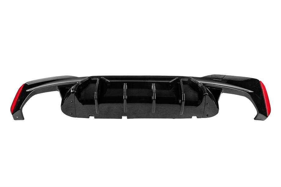BMW Serie 5 G30/G31 2017–2023 Difusor de parachoques trasero estilo LCI (para M-Sport/M5 F90, ABS) Foto 5