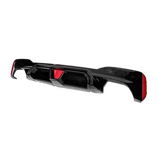 Difusor de parachoques trasero CS-Style LED (para M-Sport/M5 F90, ABS) foto 2