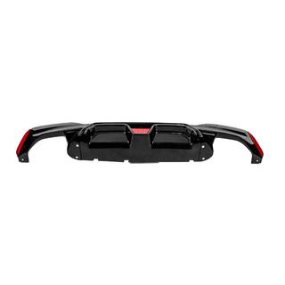Difusor de parachoques trasero CS-Style LED (para M-Sport/M5 F90, ABS) foto 4