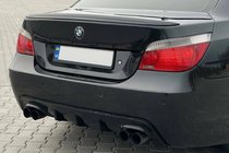 BMW 5 Series E60/E61 2003-2010 Difusor de Parachoques Trasero (para M-Sport, ABS) foto 1
