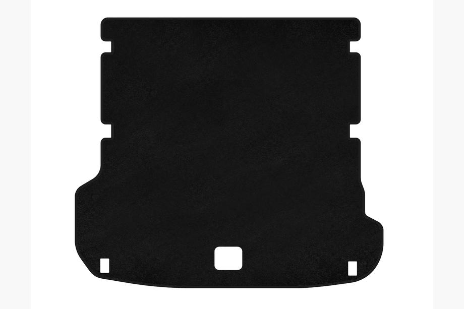 Audi Q7 2015–2026 Alfombrilla de maletero textil Classic (7 plazas, Negro) Foto 1