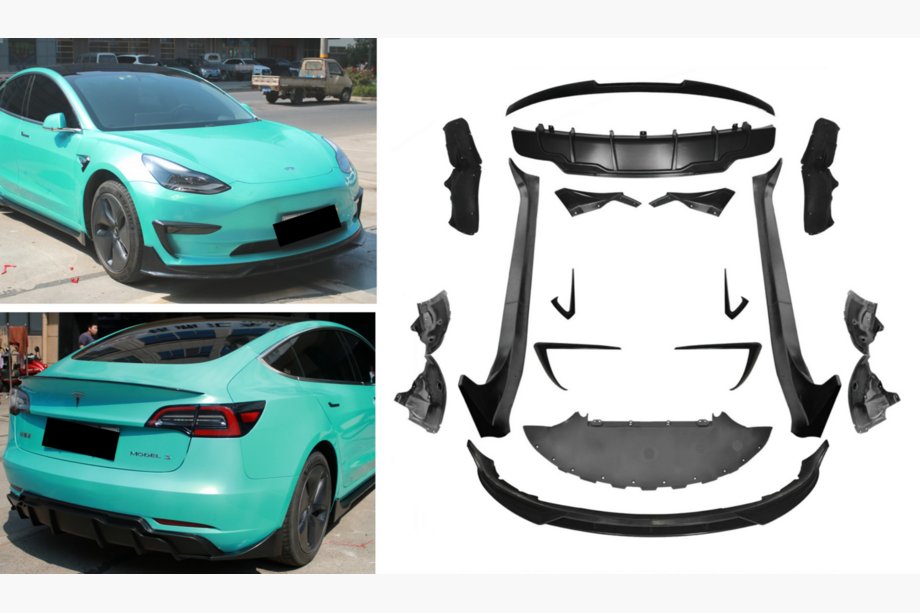 Tesla Model 3 2017- Kit de carrocería (2017-2023) Image