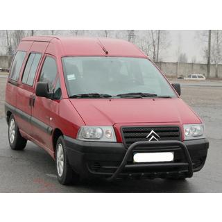 Defensa Delantera WT003 Negra Acero Inoxidable Peugeot Expert 1995-2007 foto 4