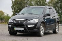 SsangYong Action 2005-2018 Defensa Delantera WT004 Negra (Acero Inoxidable) foto 1