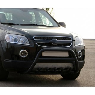 Defensa Delantera WT003 Negra (Acero Inoxidable) Chevrolet Captiva 2006-2019 foto 4
