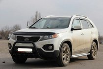 Kia Sorento II XM 2009-2014 Defensa Delantera WT003 Negra (Acero Inoxidable) foto 2