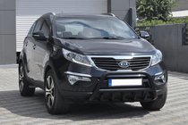 Kia Sportage 2010-2015 Defensa Delantera WT003 Negra (Acero Inoxidable) foto 4