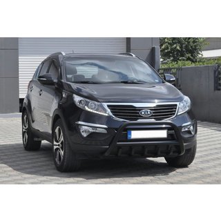 Defensa Delantera WT003 Negra (Acero Inoxidable) Kia Sportage 2010-2015 foto 4