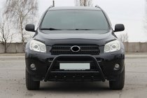 Toyota Rav 4 2006-2013 Defensa Delantera WT003 Negra Acero Inoxidable foto 3