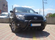 Toyota Rav 4 2006-2013 Defensa Delantera WT003 Negra Acero Inoxidable foto 4