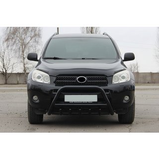 Defensa Delantera WT003 Negra Acero Inoxidable Toyota Rav 4 2006-2013 foto 3