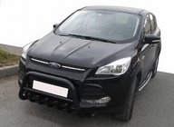 Ford Kuga/Escape 2013-2019 Defensa Delantera WT003 Negra (Acero Inoxidable) foto 3