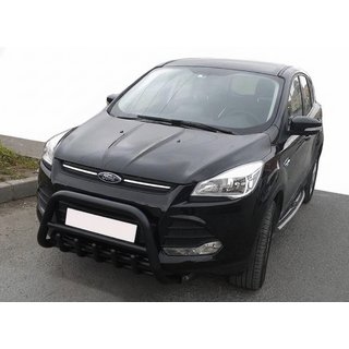 Defensa Delantera WT003 Negra (Acero Inoxidable) Ford Kuga/Escape 2013-2019 foto 3