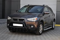 Mitsubishi ASX 2010-2023 Defensa Delantera WT003 Negra (Acero Inoxidable) foto 4
