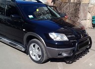 Mitsubishi Outlander 2001-2006 Defensa Delantera WT004 Negra (Acero Inoxidable) foto 4