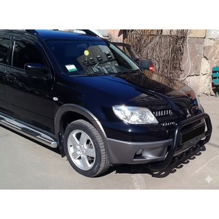 Defensa Delantera WT004 Negra (Acero Inoxidable) foto 4
